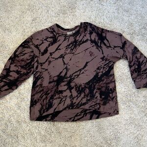 Zella tie dye crew neck